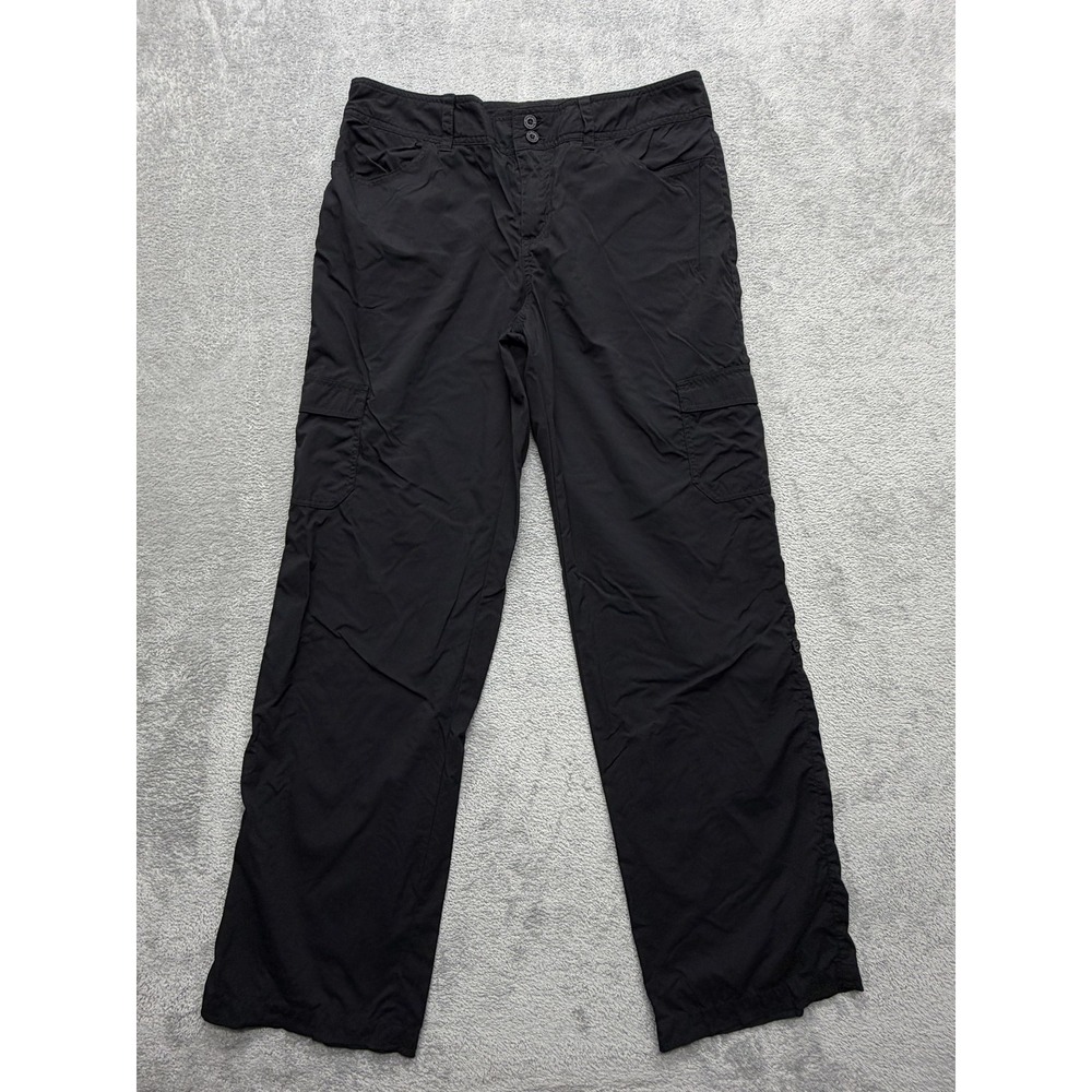 Patagonia Pants Womens 10 Black Cargo Travel Nylon Stretch
